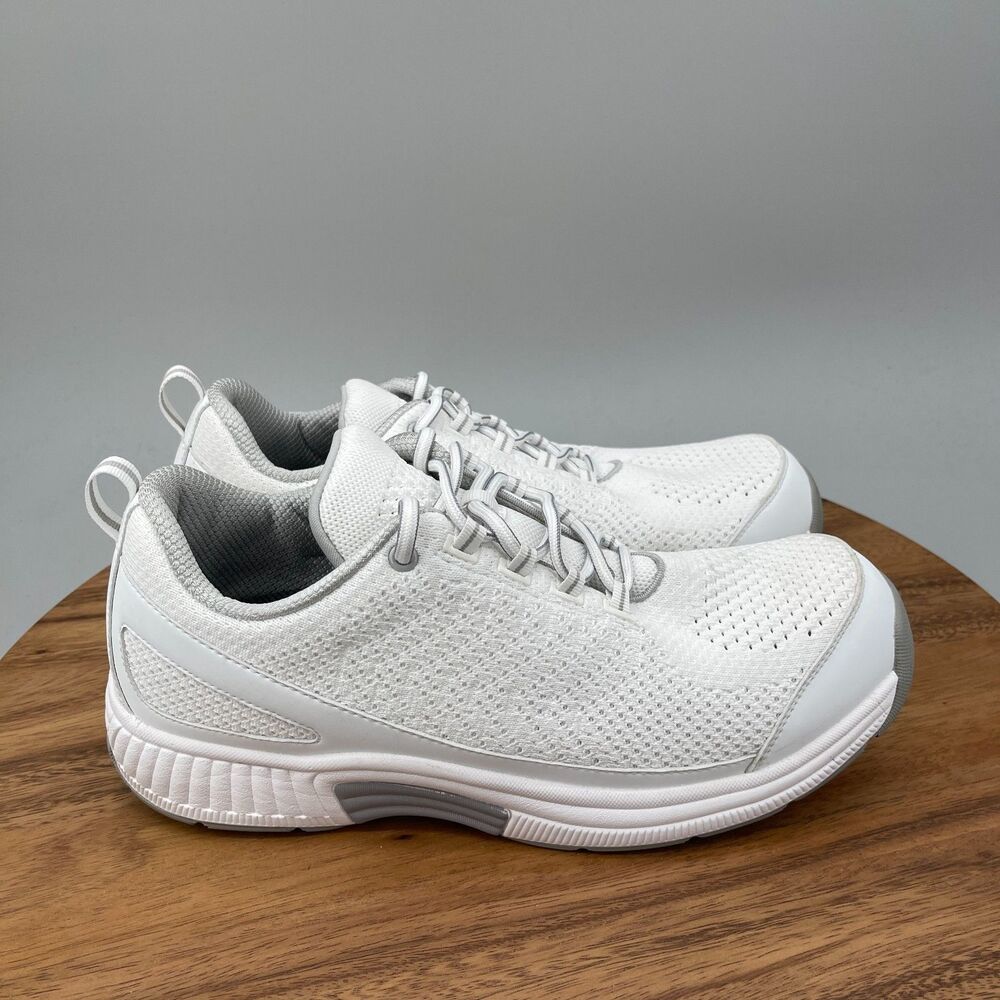 OrthoFeet 988 Shoes Womens Size 11 M White Knit Comfort Orthopedic Walking